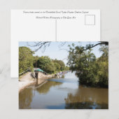 Carte Postale Cheshire de Poynton supérieur du canal Macclesfiel (Devant / Derrière)