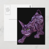 Carte Postale chesire cat (Devant / Derrière)