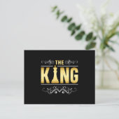 Carte Postale Chess Chess Board King Checkmate Board Jeu cadeau (Debout devant)