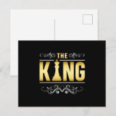 Carte Postale Chess Chess Board King Checkmate Board Jeu cadeau (Devant / Derrière)