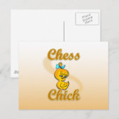 Carte Postale Chess Chick (Devant / Derrière)