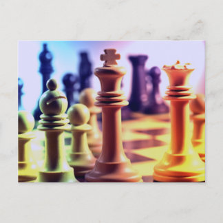 Carte Postale Chess Game