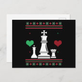 Carte Postale Chess Ugly Christmas (Devant / Derrière)