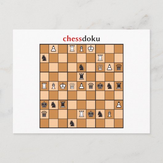 Carte Postale chessdoku (Devant)