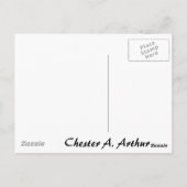 Carte Postale Chester A. Arthur 21 (Dos)