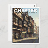 Carte Postale Chester England Travel (Devant / Derrière)