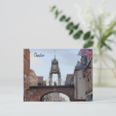 Carte Postale Chester - Murs de ville (Debout devant)