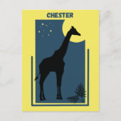 Carte Postale Chester Zoo Grande-Bretagne Vintage Giraffe (Devant)