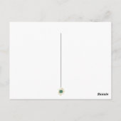 Carte Postale Chestnut rustique saisonnière et citrouille vie mo (Dos)