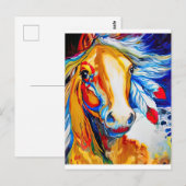 Carte Postale Cheval (Devant / Derrière)