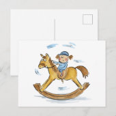 Carte Postale Cheval (Devant / Derrière)