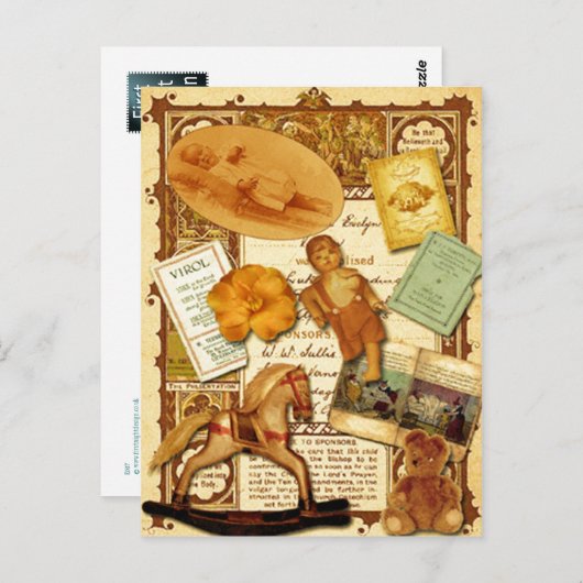 Carte Postale Cheval (Devant / Derrière)