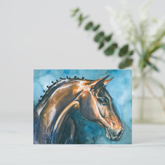 Carte Postale Cheval (Debout devant)