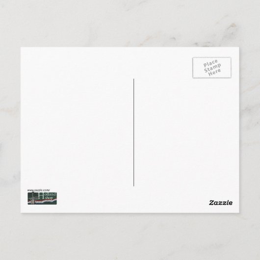 Carte postale Cheval (Dos)