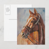 Carte Postale Cheval 2 (Devant / Derrière)