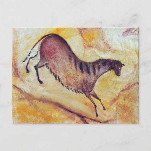 Carte Postale Cheval à la Altamira (Devant)