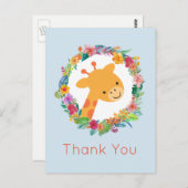 Carte Postale Cheval à l'aquarelle sur rayures horizontales Merc (Devant / Derrière)