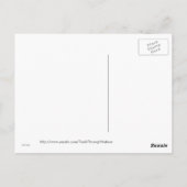 Carte postale Cheval Arabe Gris (Dos)