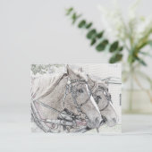 Carte Postale Cheval Art 2010 3 (Debout devant)