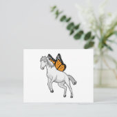 Carte Postale Cheval au Papillon (Debout devant)