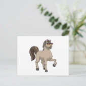 Carte Postale Cheval avec des lunettes de soleil (Debout devant)
