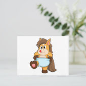Carte Postale Cheval bébé avec couche-culotte (Debout devant)