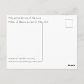 Carte postale Cheval béni par Sherry Jarvis (Dos)