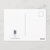 Carte Postale Cheval blanc (Dos)