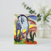 Carte Postale Cheval bleu (Debout devant)