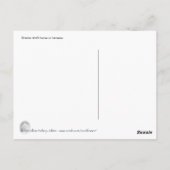 Carte Postale Cheval breton en harnais (Dos)