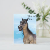 Carte Postale Cheval Chanceux (Debout devant)