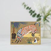 Carte Postale Cheval clown, peinture d'art, (Debout devant)