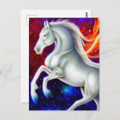 Carte Postale Cheval cosmique (Devant / Derrière)