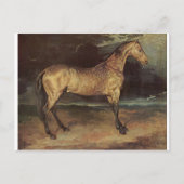 Carte Postale Cheval dans la tempête par Theodore Gericault (Devant)