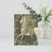 Carte Postale Cheval dans les fleurs (Debout devant)