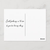 Carte Postale Cheval Dans Porte de Grange (Dos)