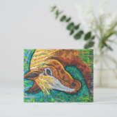 Carte Postale Cheval de châtaignes (Debout devant)