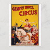 Carte Postale Cheval de cirque (Devant)