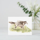 Carte Postale Cheval de course (Debout devant)