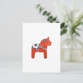 Carte Postale Cheval de Dala (Debout devant)