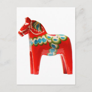 Carte Postale Cheval de Dala de Suède