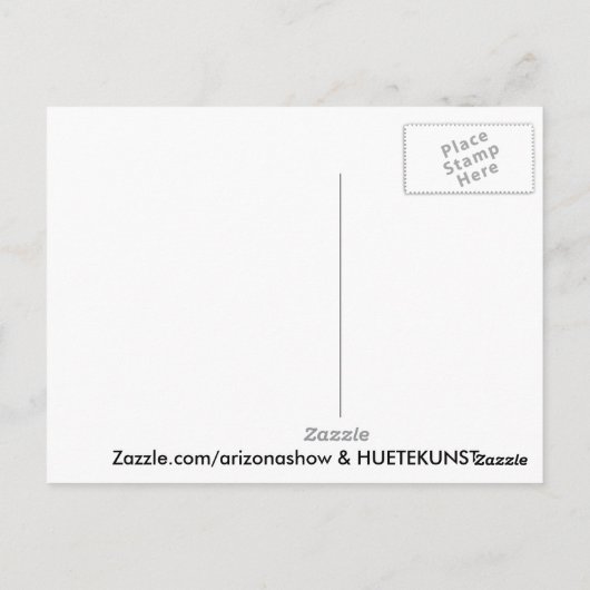 Carte Postale "Cheval de fer" (Dos)