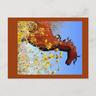 Carte Postale "Cheval de fer"