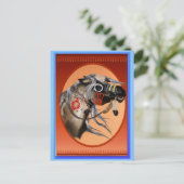 Carte postale Cheval de guerre (Debout devant)