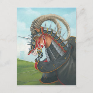 Carte Postale Cheval de guerre