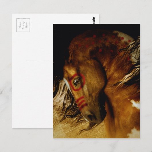 Carte Postale Cheval de l'Esprit (Devant / Derrière)