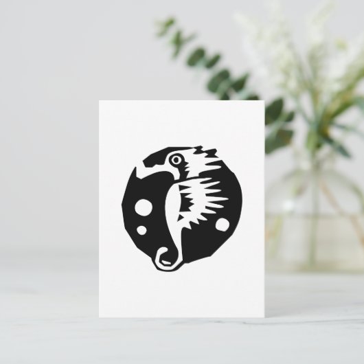 Carte Postale Cheval de mer (Debout devant)