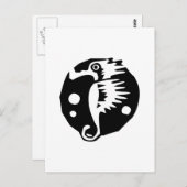 Carte Postale Cheval de mer (Devant / Derrière)