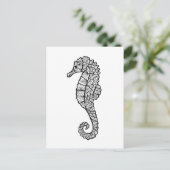 Carte Postale Cheval de mer inspiré (Debout devant)