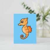 Carte Postale cheval de mer mignon (Debout devant)